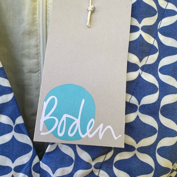 Boden Blue Patterned Dress - Picture 11 of 16